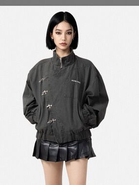 AELFRIC EDEN BOXY FIREMAN CLASP JACKET